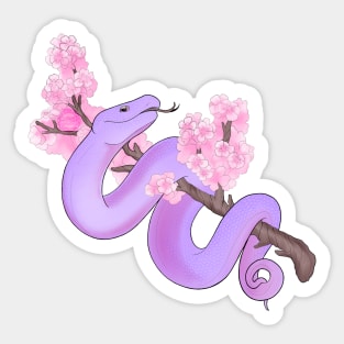 Pink Sakura Viper: Purple Sticker